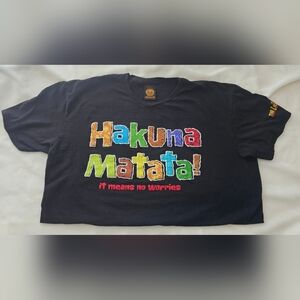 Disney Black Hakuna Matata Kids Tee